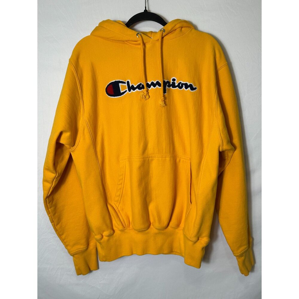 Champion Men's Reverse Weave Embroidered Logo Hoodie Size M